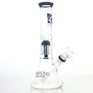 Diamond Glass Clear Mansion Beaker Con Filtro